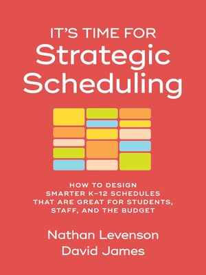 cover image of It's Time for Strategic Scheduling